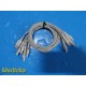 GE CAM-14 ECG Cable Set AD10–DB0 (Incomplete) – 9 Leads / 7 Connectors ~ 39034