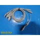 GE CAM-14 ECG Cable Set AD10–DB0 (Incomplete) – 9 Leads / 7 Connectors ~ 39034