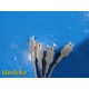 GE CAM-14 ECG Cable Set AD10–DB0 (Incomplete) – 9 Leads / 7 Connectors ~ 39034
