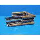 3 x BOEHM SURGICAL Pilling Jackson Assorted Laryngoscope W/ Light Carrier ~13836
