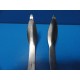 2 x Zimmer 3081-02 Serrated & 3081-03 Non-Serrated AUFRANC Cobra Retractor~13839