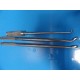 3 x ZIMMER 3666-01, 3664-01, 4033-17 CURETTE,BONE ~13844