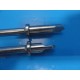 2 x Zimmer Stainless Steel Surgical Drill Bits , 26 cm & 28 cam Length ~13847