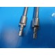 2 x Zimmer Stainless Steel Surgical Drill Bits , 26 cm & 28 cam Length ~13847