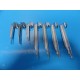 7 x Drager Laryngoscope Blades (4 x Wisconsin, 3 x Wis-Hipple) ~13960