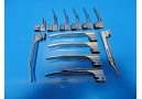 12 x Welch Allyn 68045 MIL 00 68041 MIL 1 68042 MIL 2 Laryngoscope Blades~13969