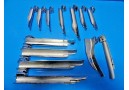 13 x Welch Allyn Rusch Mercury Foregger Guedel Wis Mil & MAC Laryngoscopes~15030