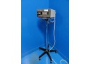 LUXTEC 9100 XENON LIGHT SOURCE W/ ROLLING STAND & CABLE HANGER ~14869