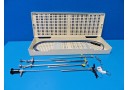 Circon ACMI Cystoscopy (Scope Sheath Obturator) Instruments Set W/ Case ~14988