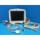 GE DASH 4000 Colored Patient Monitor (IBP SpO2 CO Temp NBP EKG) W/ Leads ~15250