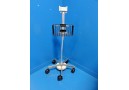 GCX POLYMOUNT CORP. PATIENT MONITOR MOBILE STAND W/ BASKET ~15644