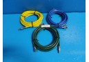 GREEN (O2) BLUE (N2O) YELLOW (AIR) HOSES FOR NARKOMED 6000 SERIES SYSTEMS~15647