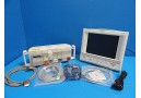 2003 PHILIPS V24E PATIENT MONITOR (NBP ECG SpO2 CO2 CO Print) W/ NEW LEADS~14532