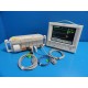 2003 PHILIPS V24E PATIENT MONITOR (NBP ECG SpO2 T / CO Print) W/ NEW LEADS~14531