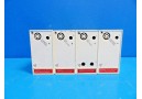 4 x SPACELABS 90470, 90470-01 / 02 (ECG/RESP MULTIVIEW TEMP 1 & 2) MODULES~16391