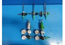 5 x PRECISION MEDICAL ASSORTED OXYGEN FLOW REGULATOR ( PM 148715 & OTHERS)~16400