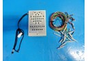 2014 Nihon Kohden neurofax JE-922A Mini Junction Box W/ Electrode Leads ~16506