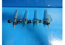 4 x Ohmeda ~ Ohio Assorted Oxygen Regulator Flowmeter ~16550