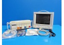 2002 AGILENT V24CT PATIENT MONITOR (NBP ECG SpO2 CO/T Print) W/ NEW LEADS~14533