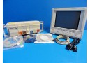 HP VIRIDIA 24C ANESTHESIA MONITOR (NBP ECG SpO2 CO / TEMP Print) W/ LEADS~14540