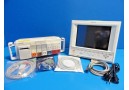 2004 PHILIPS V24C CRITICAL~CARDIAC CARE MONITOR (NBP ECG SpO2 CO)W/ LEADS~14541