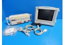 HP Viridia 24C Colored Patient Care Monitor W/ NBP SpO2 ECG Leads~14554
