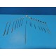 17 x Assorted Laryngeal Mirrors Various Sizes (K3, K4, K6, Size 00, 0, 2)~17140