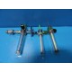 3 x Ohmeda ~ Amvex ~ KLY instruments Assorted Oxygen Regulator Flowmeter ~17022