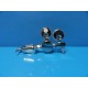 Mercury Medical Compressed Gas Regulator W/ PSI/LPM Gauges & CGA-870 Yoke ~17027