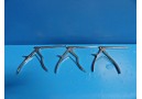 3 x Depuy Mitek Assorted KERRISON RONGEURS 90° UP (small Medium Large) ~17182