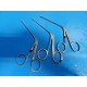 3 x Jarit 380-146 HARTMAN-HERZFELD Alligator Ear Forceps, 3˝ , Round Cups ~17184