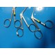 3 x Jarit 380-146 HARTMAN-HERZFELD Alligator Ear Forceps, 3˝ , Round Cups ~17184