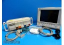 HP Viridia 24C Multiparameter Patient Care Monitor Cables and Module+rack ~14560