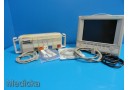 HP VIRIDIA 24C / M1205A (H07 B.0 SDN DTM CO) Patient Care Monitor & leads~ 14577