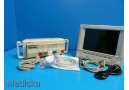 HP VIRIDIA 24C Critical Care Monitoring System W/ NBP SpO2 & EKG Leads ~ 14578