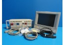 Agilent 24C / M1205A Patient Care Monitor W/ Rack Modules & Cables ~ 14587