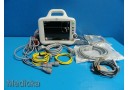 GE DASH 3000 Patient Monitor(CO2 SpO2 ECG NBP T/CO IBP) W/ Leads & Cables~17421