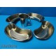 4x Vollrath 9860 Kidney Trays & Surgical Pitcher ~ 14913