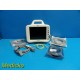 GE DASH 3000 Patient Monitor (CO2 SpO2 ECG NBP Temp/CO) W/ leads+Battery~ 17457