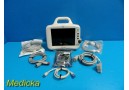 GE DASH 3000 Patient Monitor(CO2 IBP SpO2 ECG NBP Temp) W/ leads ~ 17459