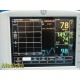 DASH 3000 Patient Monitor by GE (CO2 IBP SpO2 ECG NBP Temp) W/ leads ~ 17461