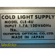 CLE-4U Auto Exposure Cold Light Supply by Olympus Optical Co Ltd ~ 15472
