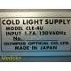 CLE-4U Auto Exposure Cold Light Supply by Olympus Optical Co Ltd ~ 15472