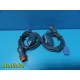 Kendall Lifetrace Softrans FCB 4011 ~ HP 8040A / 1350A IUPC CABLE Lot of 2~17534