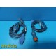 Kendall Lifetrace Softrans FCB 4011 ~ HP 8040A / 1350A IUPC CABLE Lot of 2~17534
