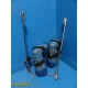 Allen Medical Systems S.A.M III Stirrup System (Right+Left) W/ Wheel Cart~ 16785
