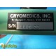 Cryomedics Inc. KryMed MT600 Cryogenic Gun w/ 4 Tips and case ~ 17613