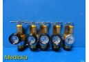 Lot of 5 Western Medica M616790 Oxygen Regulators ~ 17812