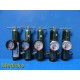 Lot of 5 Inovo Green Oxygen (O2) Regulators ~ 17813