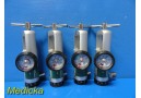 Lot of 4 (Silver) Inovo Oxygen (O2) Regulators ~ 17814